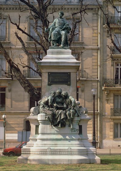 Denkmal für Alexandre Dumas père (1802-70) französischer Romanautor und Dramatiker, 1883 von Gustave Dore